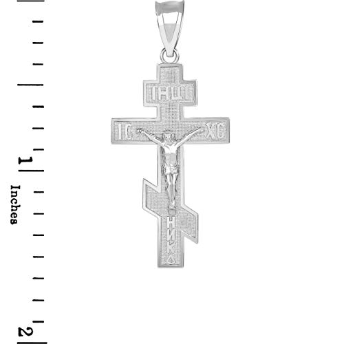 Fashion 10k Gold Russian Orthodox IC XC NIKA Cross Crucifix Pendant Necklace2