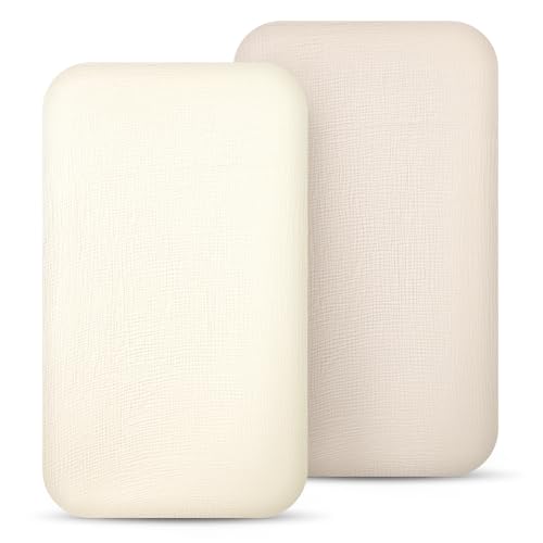 Image of lulumoon Muslin Bassinet Sheets for Baby: Soft Bedside Sleeper Bassinet Fitted Sheets for Boys and Girls