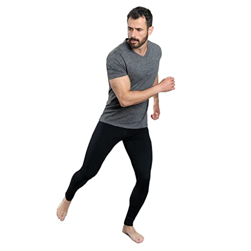 AoA Men's 420 Royal Alpaca Thermal Leggings: Extra Warm & Soft Hiking Pant