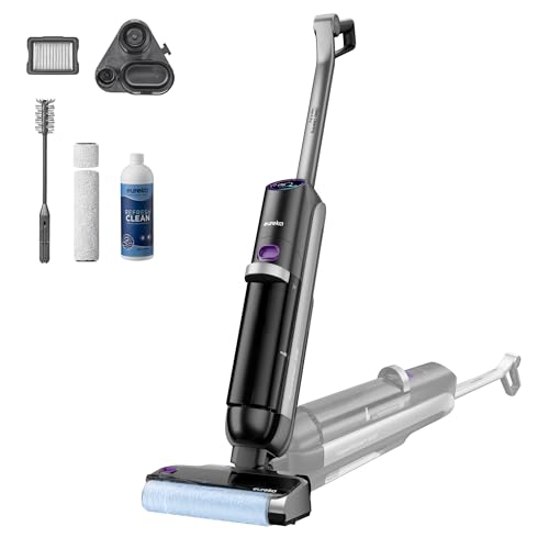 EUREKA RapidWash NEW630 Gen2 Lavapavimenti con Asciugatura ad Aria Calda 60° e Autopulizia Aspirapolvere Secco/Umido 21600 Pa, Doppio Serbatoio, Anti-Groviglio, Autonomia 38 Min