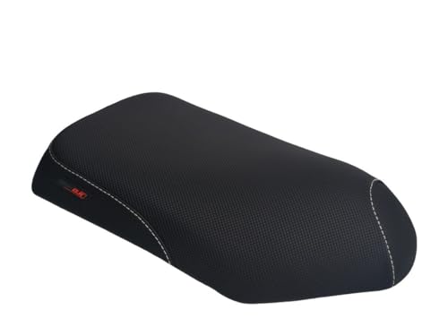 Housse de selle Silence S02 2019 finition premium noire à coutures blanches