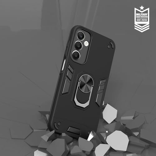 Image of NDCOM for Samsung A25 5G Back Cover | Premium Samsung Galaxy A25 5G Back Cover | Durable A25 5G Samsung Cover | Ring Holder Case