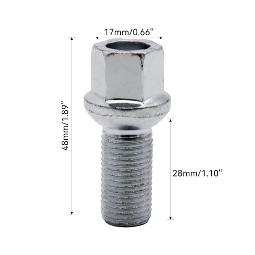 Tornillos llanta coche tuercas de acero para llantas VW Bora 1998-2005 Beetle WHT002437 3