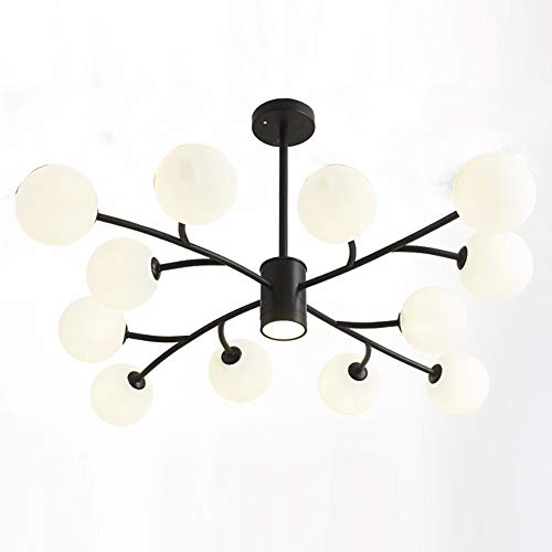 Suspension or 15 lampes design moderne et industriel vintage haut de gamme