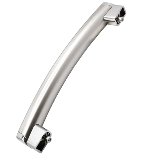 Image of New Upgrade WB15X21101 Microwave Door Handle Compatible with GE Microwave PSA9120SF1SS JNM3163RJ1SS PVM9179SF2SS Replaces 3025571 AP5790530 PS8754188 EAP8754188