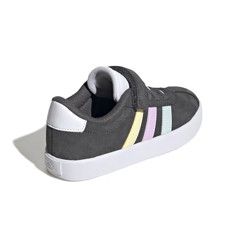 Image of adidas Kids' VL Court 3.0 Elastic Lace & Strap Shoe
