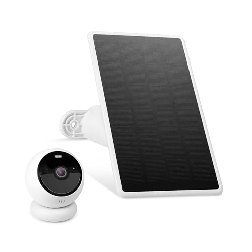 Wasserstein Solar Panel (2W) Compatible with Noorio B200/B210/B310 Security Cameras (Camera Not Included)