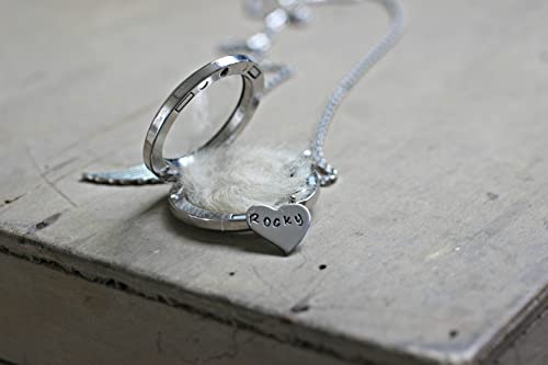 Pet Memorial Gifts, Pet Loss Gifts, Loss Of Dog Sympathy Gift, Dog Memorial Hair Keepsake Locket Cat Loss Necklace #TOP1