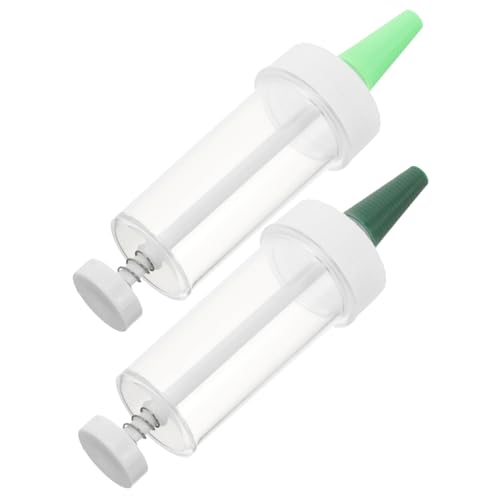 Alasum 2stücke Teiliges Gartensamen-streugerät Aus Robustem Kunststoff Tragbares Pflanzwerkzeug Zum Präzisen Säen Von Blumen Und Gemüse Vielseitiger Gartenspender Für Hobbygärtner Grün-