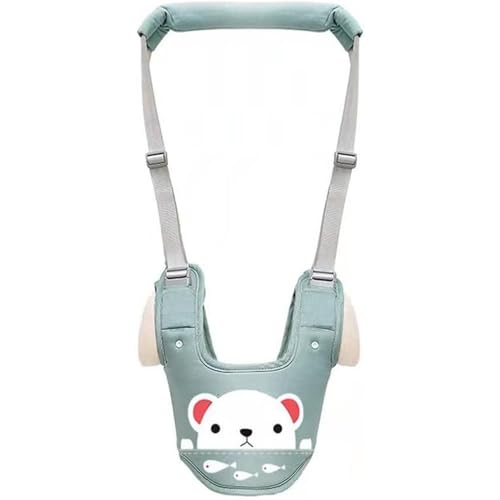 otoye ベビー歩行補助ハーネス 歩行練習用 調整可能 メッシュ素材 通気性 転倒防止 迷子紐兼用 1歳2歳幼児用 安全設計 両手フリー 歩行器 ウォーキングトレーナー おすわり期から使える 育児支援グッズ (D)