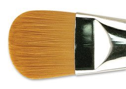Creative Mark Art Supplies Large Mural Synthetic Golden Taklon Paint Brush - Filbert #30 - Artist Supplies for Acrylics, Watercolors, and Oils - Durable, Resilient, Seamless Ferrules