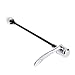 KAIXINXIN Skewer Part for Trainer Cycling Back Rear Wheel Tire