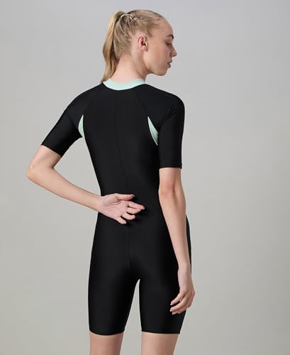 Image of Speedo Women's Endurance10 Essential Panel Kneesuit Swimming Costume Swimwear