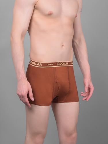 Image of Dollar Lehar Mens Combed Cotton Trunk - Actual Colour May Vary