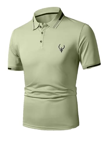 Lymio Polo T Shirt for Men || T Shirt for Man || Collar T Shirt Style Men (Packs Also Available) (Polo-40-43)