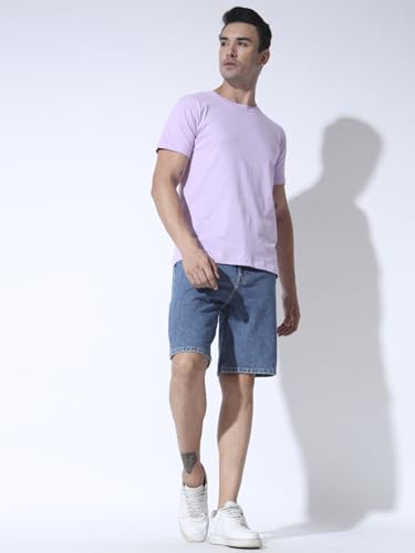 Image of Round Neck Half Sleeve Pure Cotton T-Shirt