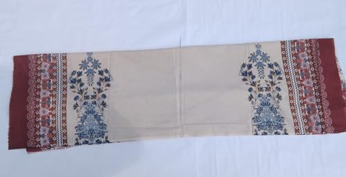 Image of SAMREEN TEXTILE Women's Cotton Floral Printed Unstitched Salwar Suit Dress Material With Dupatta