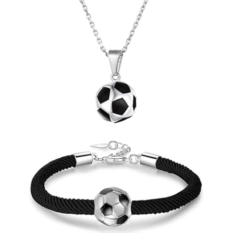 Bracelet et collier de football SwirlColor Cover