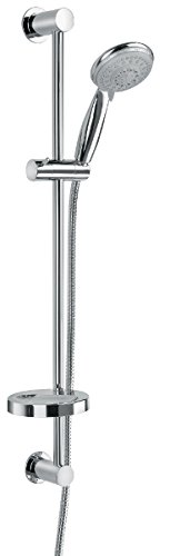 Saliscendi Doccia PAINI Con Portasapone - Doccia Anticalcare 5 Getti, Finitura Cromo - Foto 3