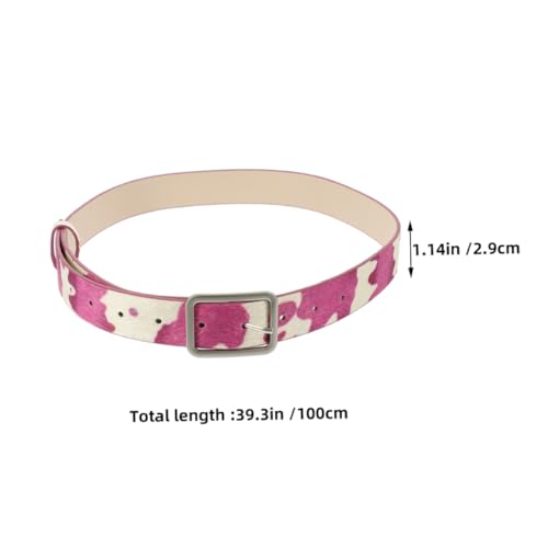 3pcs Women’s Animal Print Pu Waist Belts Animal Print Waist Band Cowgirl Accessories for Jeans Dresses and Versatile Fashion Pairings2