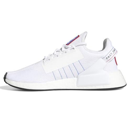 adidas NMD_R1.V2 Mens Shoes Size 9.5, Cloud White/Scarlet/Blue3