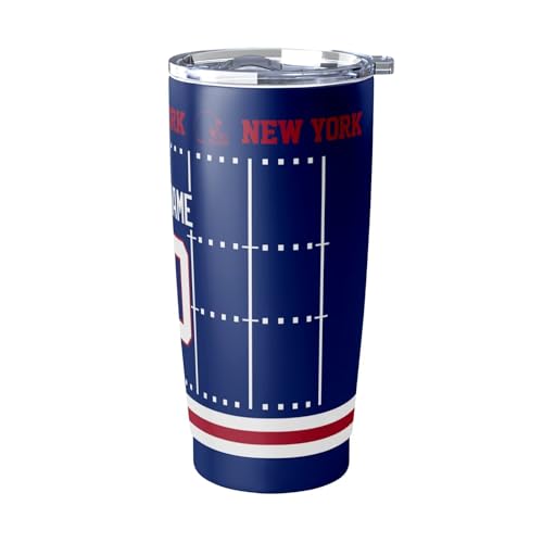 Image of ANTKING New York Tumbler 20 oz Travel Coffee Cup for Men Women Boy Custom Name Number Gifts