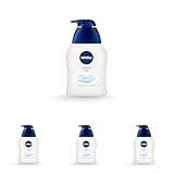 NIVEA Creme Soft - Jabón líquido cremoso para manos y cuerpo, 250 ml (Paquete de 4)
