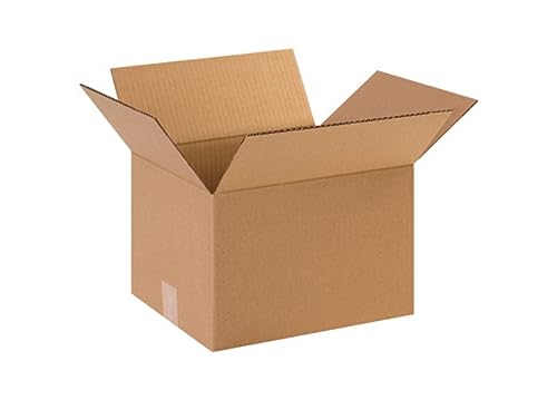Image of Secure Seal - 12x10x8 Pack of 25 Corrugated Cardboard Packing Shipping Mailing Moving Carton Boxes
