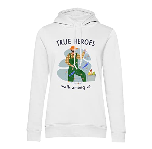 Sweat à capuche original True Heroes idée cadeau pour marin