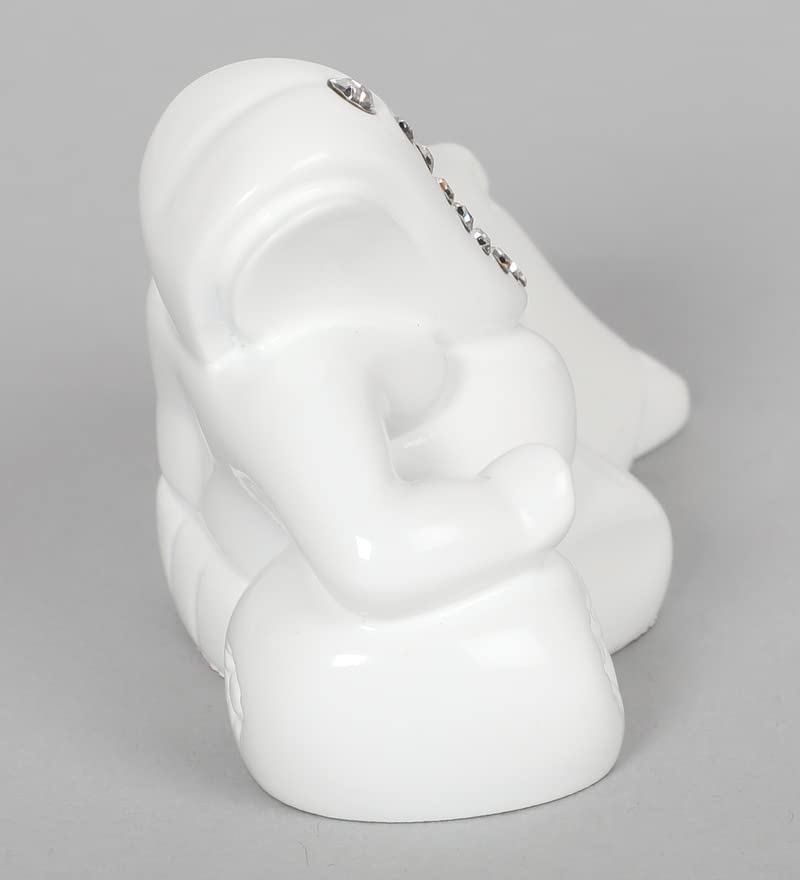 Image of CRAFTAM Ganpati Idol for Car Dashboard | Lord Ganesha Statues Ganesh Beautiful Car Dashboard Idol Figurine Showpiece Sculpture Hindu Good Luck God