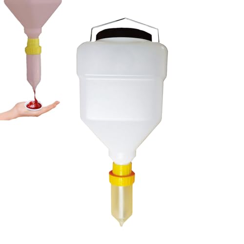 Generisch Dispensador de salsa, botella de salsa recargable de 5,5 l – Dispensador de ensalada de gran capacidad para restaurantes domésticos, barbacoas de vehículos, interiores Generisch Dispensador de salsa, botella de salsa recargable de 5,5 l – Dispensador de ensalada de gran capacidad para restaurantes domésticos, barbacoas de vehículos, interiores