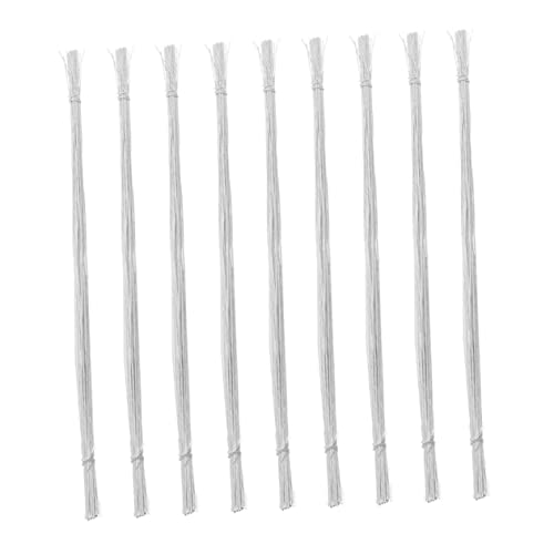 TEHAUX 100 Pcs DIY Floral Iron Wire Stems Craft Flower Wire Paper Wrapped Floral Wire for Floral Arrangement