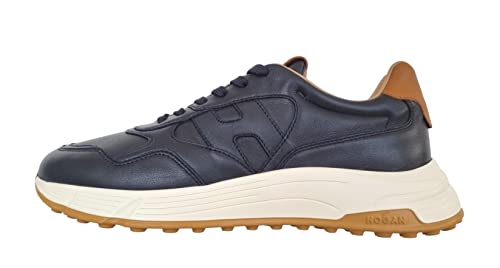  Hogan Scarpe Uomo Sneakers Hyperlight HXM5630EC01O6401A3 Blu Nocciola (Numeric_40_Point_5)