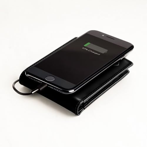 Image of Arista Vault Smart Leather Wallet for Men - GPS Bluetooth Tracker, Anti-Theft RFID Blocking, Phone Finder, Anti-Lost Alarm, Premium Slim Design, Works with Android & Apple Devices (Modern, Black)