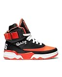 PATRICK EWING Athletics 33 HI Halloween Edition - Black/Orange/White Retro Basketball Shoes with Reversible Ankle Strap; Size10.5