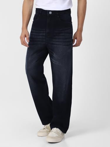 Image of Urbano Fashion Men Mid Rise Loose Jeans