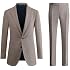 Mens Suit Set Slim Casual Men Suits Business Formal Dress Jackets Groom Wedding Spring