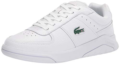 Lacoste Men's Game Advance Sneakers, WHT/WHT, 10
