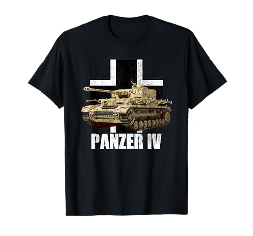 Panzer IV Serbatoio medio tedesco WW2 Panzer blindato Maglietta
