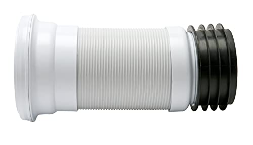 Fluidmaster ZB38307 Flexi Conn-Long WC Pan Connector, White