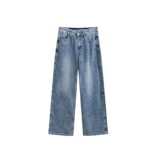Men's Denim Spring and Summer American Style Loose Casual Pants