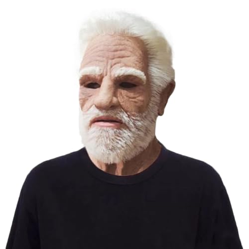 Masque de vieux homme en latex Generisch pour déguisement Halloween et cosplay