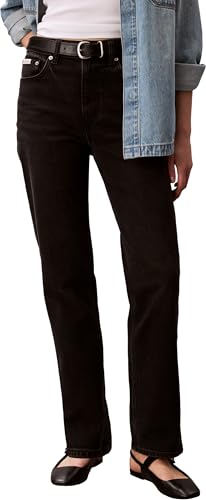 Calvin Klein Jean Droit Taille Haute Mid