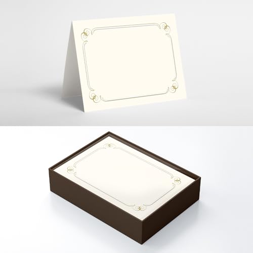 Image of Designer Greetings Blank Note Cards | Boxed Card Set, Matching Envelopes, Foil and Glitter Details