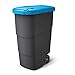 Produktbild Prosperplast Wheeler 90L Müllbehälter mit Rädern und Deckel Mülltonne Müllgroßbehälter Großmülltonne Universaltonne Kunststoff (Blau)