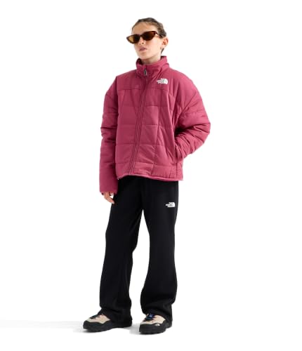 Image of THE NORTH FACE Girls Reversible Shasta Full Zip Jacket | Puffer Coat With Synthetic Insulation, Fleece Lined, Water Repellent