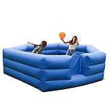 15 ft Gaga Ball Pit Portable Gagaball Court Inflatable Boxing Ring with air Blower and Easy to Set up,Inflates Under 2 Minutes, Outdoor Playground Big and Foldable Ball Pits for Party Indoor Activity