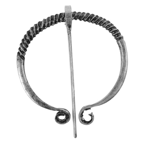 Broche viking en argent à offrir à une femme passionnée d'histoire et d'accessoires médiévaux