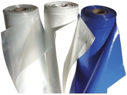 Husky 20' x 100' 6 Mil Brand Shrink Wrap - Blue