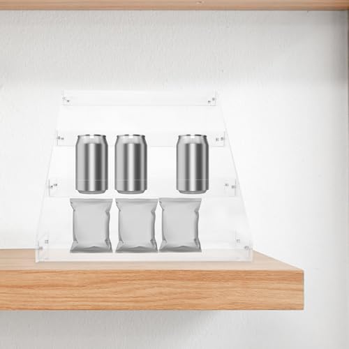Présentoir boissons acrylique compact pour résoudre le désordre des bouteilles